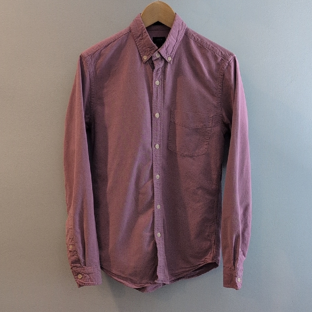 J. Crew Men's S Slim Fit Long Sleeve Button Down All Cotton Oxford Style #93810